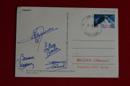 1992 Belgian Cho Oyu Expedition Signed 4 Climbers Himalaya Mountaineering Escalade Alpinisme - Sportivo