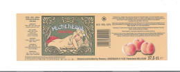 BROUWERIJ LINDEMANS - VLEZENBEEK - PECHERESSE - 37,5 CL -  BIERETIKET  (BE 401) - Beer