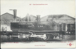 Les Locomotives (Est) 0 908 Service De Gares - Trenes