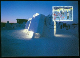 Mk Greenland Maximum Card 1997 MiNr 299 Y | Opening Of Katuaq Cultural Centre, Nuuk #max-0123 - Maximumkarten (MC)