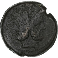 Anonyme, As, 207 BC, Rome, Crescent, Bronze, TB, Crawford:57/3 - Röm. Republik (-280 / -27)