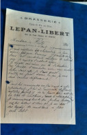 N°66 Facture Brasserie Lepan Libert Le Portel - 1900 – 1949