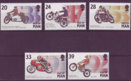 Europe - Grande-Bretagne - Ile De Man - N°586 0 590 (5 Valeurs) - 1993 - Evènements Motocyclistes - 7586 - Autres & Non Classés