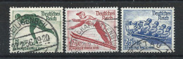 Allemagne Empire N°559/61 Obl (FU) 1935 - J.O à Garnish - Partenkirchen - Usados
