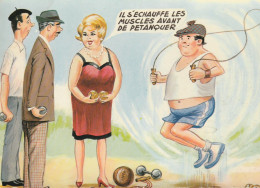 HUMOUR - Illustrateur Louis CARRIERE - Thème Pétanque - Carrière, Louis