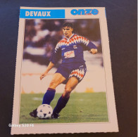 Fiche Illustrée Sport Football ** Onze Mondial   ** France **  Lyon  **  Jean-Christophe Devaux - Sport