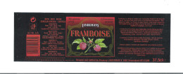 BROUWERIJ LINDEMANS - VLEZENBEEK - FRAMBOISE  - 37,5 CL -  BIERETIKET  (BE 407) - Bier