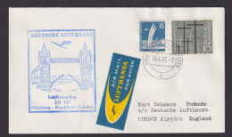 Flugpost Brief Air Mail Bundesrepublik Lufthansa LH 120 Nürnberg London - Lettres & Documents