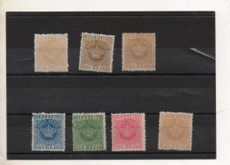 PORTUGAL  CAP VERT  7  Timbres     Neufs Avec Charnière - Cape Verde