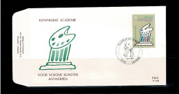 1989 2325 FDC (Leuven) : Academie Schone Kunsten Antwerpen /Académie Royale Des Beaux-Arts D'Antwerpen - 1981-1990