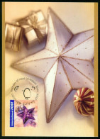 Mk Australia Maximum Card 2002 MiNr 2156 | International Greetings, Star, Presents And Baubles #max-0124 - Cartes-Maximum (CM)