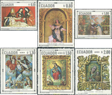 309410 MNH ECUADOR 1968 NAVIDAD - ARTE RELIGIOSO - Ecuador