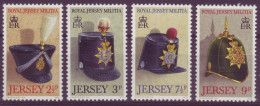 Europe - Grande-Bretagne - Ile De Jersey - N°63 à 66 (4 Valeurs) - 1972 -  Coiffes Milice Royale De Jersey - 7588 - Sonstige & Ohne Zuordnung