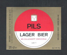 BROUWERIJ CALLEWAERT - ZWEVEZELE - PILS - LAGER BIER -  1  BIERETIKET  (BE 413) - Bier