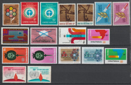 NATIONS UNIES / ONU - NEW YORK - 1972/1973 - ANNEES COMPLETES ** MNH - COTE = 12.8 EUR - Ongebruikt