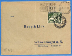 Allemagne Reich 1943 - Lettre De Stuttgart - G33711 - Brieven En Documenten