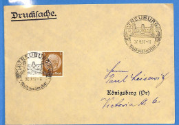 Allemagne Reich 1937 - Lettre De Treuburg - G33701 - Brieven En Documenten