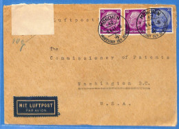 Allemagne Reich 1941 - Lettre Per Avion Avec Censure De Munchen Aux Usa - G33680 - Lettres & Documents