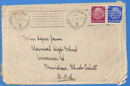 Allemagne Reich 1937 - Lettre Avec Censure De Munchen Aux Usa - G33678 - Lettres & Documents