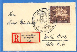 Allemagne Reich 1941 - Lettre Einschreiben De Munchen - G33657 - Cartas & Documentos