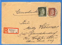 Allemagne Reich 1945 - Lettre Einschreiben De Hamburg - G33656 - Lettres & Documents