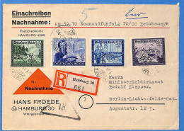 Allemagne Reich 1945 - Lettre Einschreiben De Hamburg - G33654 - Lettres & Documents