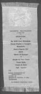 36 - Menu Sur Soie - Mariage Louisette - Jean François 3 Juin 1967 - J.M. CHAMPALOU LENCLOITRE 86 - Menükarten