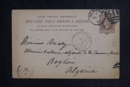 GRANDE BRETAGNE - Entier Postal De Newark Pour L'Algérie En 1891 - L 152894 - Stamped Stationery, Airletters & Aerogrammes