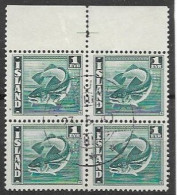 Iceland 1939 VFU Fish 20 Euros K14-13,5 - Oblitérés