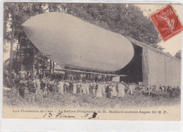 Les Pionniers De L'air - Le Ballon Dirigeable De M. Malécot Moteurs Argus 40 H.P. - Aeronaves