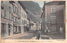 FRANCE - St Rambert En Bugey - Place De La Fontaine - Colorisé - Carte Postale Ancienne - Non Classificati