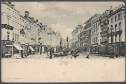 CPA CARTE POSTALE BELGIQUE LIEGE RUE VINAVE D' ÎLE AVANT 1905 - Other & Unclassified