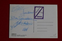 1981 Expedicion Navarra Jannu Signed 7 Climbers Himalaya Mountaineering Escalade Alpinisme - Sportivo