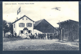 14104 COURTEMAÎCHE - Grandgourt - Ferme Du Canada. Frontière Franco-Suisse) - Epicerie/restaurant - Militaires - Avion - Other & Unclassified