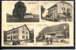 14103 Lugnez - Multi-vues : Ecole - Bureau De Poste - Restaurant De L'Union - Chapelle St-Imier - Otros & Sin Clasificación