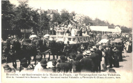 CPA Carte Postale  Belgique Bruxelles  25me Anniversaire De La Maison Du Peuple Char Du Personnel    VM81315 - Fiestas, Celebraciones