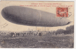 Le Croiseur Aérien "Commandant Coutelle" - Cubant 10000 M. Cubes, 96 Mètres De Longueur, Actionné Par 2 Moteurs De 200.. - Airships