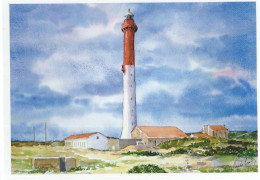 CP Arts Aquarelle De C Coutin  Phare De La Coubre   Charente Maritime - Peintures & Tableaux