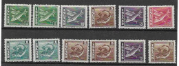 Iceland 12 Fish Stamps Mlh * Some Different Perfs - Unused Stamps