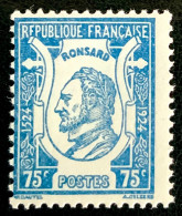 1924 FRANCE N 209 - LE POÈTE RONSARD - NEUF** - Neufs