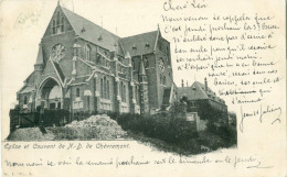 Chèvremont 1904; Église Et Couvent De Notre Dame - Voyagé. (G.L.-D, L.) - Chaudfontaine