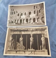 2x AK "AKROPOLIS ATHEN GRIECHENLAND"  GREECE 2 OLD POSTCARDS  SCHÖNE ALTE POSTKARTEN VINTAGE ANTIK SW NOSTALGIE  HEIMAT - Greece