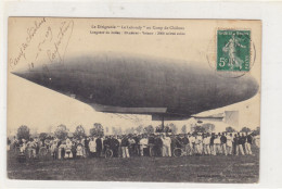 Le Dirigeable "Le Lebaudy" Au Camp De Châlons - Long. Du Ballon : 59 Mètres - Volume 3000 Mètres Cubes - Dirigeables