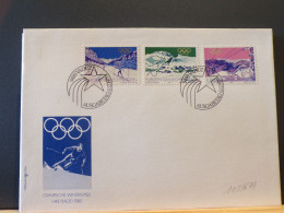 105/679  FDC  LIECHTENSTEIN 1976 - Skisport