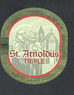 BROUWERIJ RIVA - DENTERGEM - ST. ARNOLDUS TRIPLE -33 CL -   BIERETIKET  (BE 429) - Bier