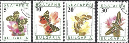 Bulgaria 1990 - Mi 3852/55 - YT 3324/27 ( Butterflies ) - Papillons