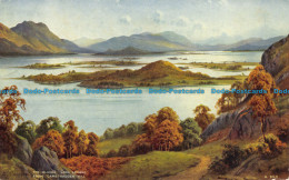 R157970 The Islands. Loch Lomond From Camstradden Hill. Valentine. Art Colour - Mundo