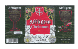 BROUWERIJ   DE SMEDT - OPWIJK - AFFLIGEM CHRISTMAS - 75 CL  -  1  BIERETIKET  (BE 432) - Beer