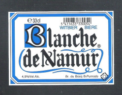BIERETIKET -  BLANCHE DE NAMUR - WITBIER - 33 CL  (BE 433) - Bier