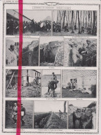 Guerre 14/ 18 Oorlog - L'offensive En Champagne - Orig. Knipsel Coupure Tijdschrift Magazine - Non Classés